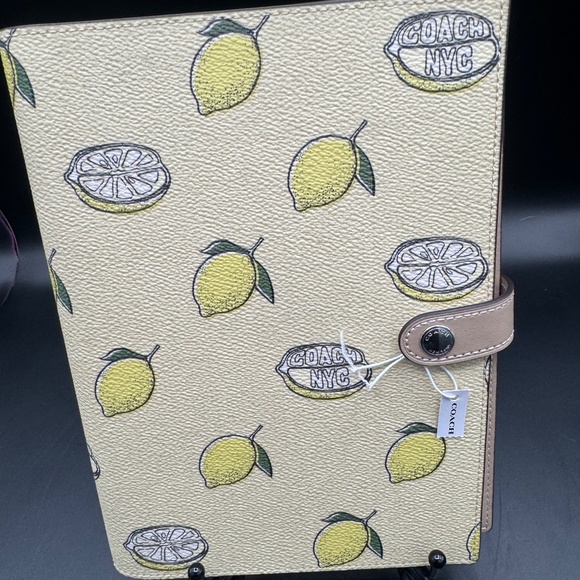 Coach Lemon Journal Cover